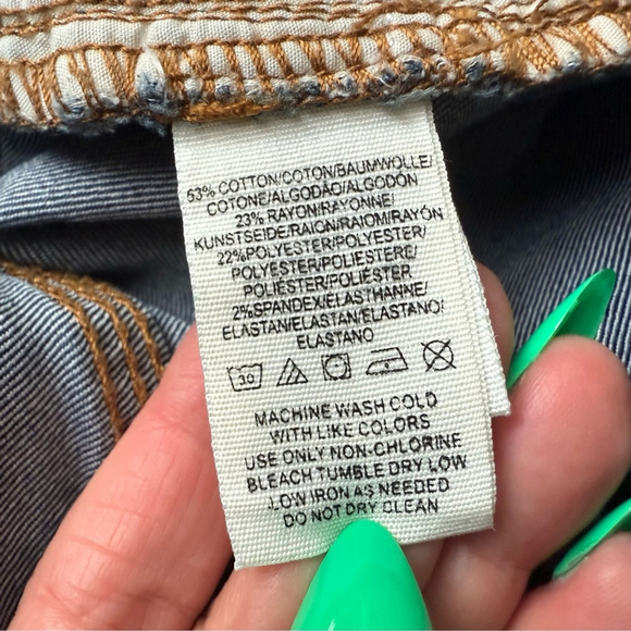 Free People Dark Blue Skinny Jeans Size 26 Casual Denim Streetwear - Picture 9 of 9